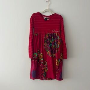 Desigual girls jersey dress size 9/10